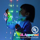 DANLI Christmas Decorations Outdoor Star String Lights Flowing Color Changing Tree Lights,320 LED 16.4FT Christmas String Lights with 8 Lighting Modes Remote Timer for Xmas Year Holiday Birthday