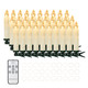 30 PCS Flameless LED Taper Candles Battery Operated Christmas Tree Candle Lights Electric Fake Candles with Remote Timer Perfect for Holiday Home Garden Wedding Parties Decor (30 PCS,Ivory)