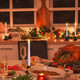LED Battery Operated Window Candle with Remote & Timer Flickering Warm Light Christmas Flameless Taper Candles for Party Holiday Wedding Home Table Decoration (Pack of 6,White+Black Holder(A))…