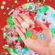 240 Pcs Mini Acrylic Star Ornaments Mini Christmas Tree Mini Snowflake Ornaments Table Scatter Vase Filler for Christmas Holiday Party Decoration (Star, Tree, Snowflake)