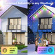 deerdance Permanent Outdoor Lights for House 100ft Smart ICRGB Outside Light Eaves Lights for Christmas All Holiday Decorations Trim Light Year Round String Light Work with Alexa, Google (100ft) deerdance Permanent Outdoor Lights for House 100ft Smart ICRGB Outside Light Eaves Lights for Christmas All Holiday Decorations Trim Light Year Round String Light Work with Alexa, Google (100ft)