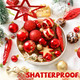100 Pcs Christmas Tree Ornaments Set, Red Gold Christmas Ball Ornaments Shatterproof Christmas Tree Decorations with Ribbon Star Toppers Hanging Holiday Home Party Decor 100 Pcs Christmas Tree Ornaments Set, Red Gold Christmas Ball Ornaments Shatterproof Christmas Tree Decorations with Ribbon Star Toppers Hanging Holiday Home Party Decor