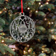 Christmas Ornament - Solid Pewter Christmas Tree Ornament Handcrafted Pewter Christmas Pendants Decoration DIY Craft Hanging Ornaments for Christmas Trees…