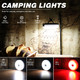 DIBMS 1-Pack LED Camping String Light w/App Control, 19FT Rechargeable Multi-Color Waterproof Hanging Light for Outdoor Camping Awning Tent Garden Party Festival Decor