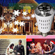 Snowflake Car Rotating LED Lights Christmas Lights Moving LED Lamp E27 Base 4W Crystal Ball Stage Light for Birthday, Holiday, Wedding, Party, Christmas Decoration (01) Snowflake Car Rotating LED Lights Christmas Lights Moving LED Lamp E27 Base 4W Crystal Ball Stage Light for Birthday, Holiday, Wedding, Party, Christmas Decoration (01)