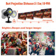 Brighter Christmas Projector Lights Outdoor, Waterproof Laser Christmas Projector with Remote, Christmas Spotlight Decorations for Party Yard Garden Outdoor Indoor