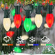 C9 LED Christmas String Lights Outdoor, 25Ft Vintage Christmas Lights with 26 C9 LED Red White and Green Bulbs, Hanging Christmas Lights for House Patio Garden Holiday Party Christmas Pathway Decor C9 LED Christmas String Lights Outdoor, 25Ft Vintage Christmas Lights with 26 C9 LED Red White and Green Bulbs, Hanging Christmas Lights for House Patio Garden Holiday Party Christmas Pathway Decor