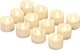 eLander LED Tea Lights Flameless Candle with Timer, 6 Hours on and 18 Hours Off, 1.4 x 1.3 Inch, Warm White, [12 Pack]