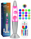 17 Colors Changing Liquid Motion Lamp with Remote: 13.5" Pink LED Night Light for Kids Adults - Relaxing Table lamp for Bedroom Office - Glitter Mood Lighting for Home Decor Christmas Decorations 17 Colors Changing Liquid Motion Lamp with Remote: 13.5" Pink LED Night Light for Kids Adults - Relaxing Table lamp for Bedroom Office - Glitter Mood Lighting for Home Decor Christmas Decorations