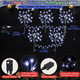 Enhon 5 Pack Snowflake Christmas Pathway Lights, 180 LED Garden Stake Lights with Christmas Theme Music, Waterproof Xmas Decoration Tree Light for Outdoor Yard Patio Lawn Decor (Cool White) Enhon 5 Pack Snowflake Christmas Pathway Lights, 180 LED Garden Stake Lights with Christmas Theme Music, Waterproof Xmas Decoration Tree Light for Outdoor Yard Patio Lawn Decor (Cool White)