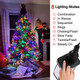 Christmas Indoor Tree Lights - 220 LEDs 82ft/25m Memory Function 8 Modes End-to-End Plug in Outdoor Waterproof Decorative Fairy Twinkle String Lights for Xmas Tree/Easter/Patio/Home/Room - Colorful