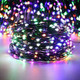 ER CHEN Color Changing Battery Operated Fairy String Lights with Remote Timer, 66Ft 200 LED 8 Modes Green Copper Wire Christmas Lights for Bedroom, Patio, Garden, Yard (Warm White & Multicolor)