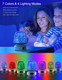Night Light Bluetooth Speaker Alarm Clock Bedroom Bedside Table Lamp 360 Rotation 7 Color Changing LED Dimmable Nightlight,Cool Birthday Christmas for 13 14 15 16 17 18 Year Old Teens Boys Girls