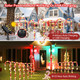 ﻿Christmas Decorations 10 Pack 22" Solar Christmas Candy Cane Lights Waterproof,Christmas Lights Outdoor Pathway with 8 Modes,Outdoor Christmas Decorations Outside for Walkway Yard Garden/Pathway