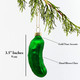 German Christmas Pickle Ornament Tradition Decor - Green Glass Tree Decoration - Boxed with Story & Legend