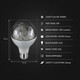 Feit Electric Multicolor Changing Disco Party LED Light Bulb, DISCO1/LED, A19, RGB, RGB Multicolor, 5.3" H x 3.15" D Feit Electric Multicolor Changing Disco Party LED Light Bulb, DISCO1/LED, A19, RGB, RGB Multicolor, 5.3" H x 3.15" D