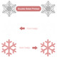 Winter Snowflake Hanging Decorations, Glitter Silver White Rose Gold Snowflakes Christmas Hanging Garland Winter Party Decorations for Winter Wonderland Girls Birthday Christmas Party Decorations