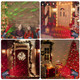 Christmas Laser Lights Outdoor Projector, Waterproof Red and Green Star Tree Lights Projector Decoration for Christmas Indoor Holiday Birthday Party