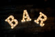 Foaky LED Letter Lights Sign Marquee Light Up Letters Sign for Night Light Wedding/Birthday Party Battery Powered Christmas Lamp Home Bar Decoration(M Sign)