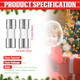 Christmas Light Fuses 125 Volt 5 Amp Fast Blow Glass Fuse Christmas Lights Fuse Replacement Glass Fuse Kit for LED Lights Outdoor String Lights, 3.6 x 10 mm/ 0.14 x 0.39 Inch (30 Pieces) Christmas Light Fuses 125 Volt 5 Amp Fast Blow Glass Fuse Christmas Lights Fuse Replacement Glass Fuse Kit for LED Lights Outdoor String Lights, 3.6 x 10 mm/ 0.14 x 0.39 Inch (30 Pieces)