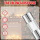 Christmas Light Fuses 125 Volt 5 Amp Fast Blow Glass Fuse Christmas Lights Fuse Replacement Glass Fuse Kit for LED Lights Outdoor String Lights, 3.6 x 10 mm/ 0.14 x 0.39 Inch (30 Pieces) Christmas Light Fuses 125 Volt 5 Amp Fast Blow Glass Fuse Christmas Lights Fuse Replacement Glass Fuse Kit for LED Lights Outdoor String Lights, 3.6 x 10 mm/ 0.14 x 0.39 Inch (30 Pieces)