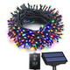 FULLBELL Solar String Lights for Outside, Solar Christmas Lights 200 LED Extra-Long 66FT 8 Modes, Waterproof Outdoor Solar Fairy Lights for Garden Patio Party Tree Christmas Decorations.
