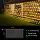 Outdoor Christmas Lights, 360 LED Sturdy Net Mesh Lights, 12x5Ft Large String Lights with 8 Modes, Christmas Decoration Lights for Year, Bushes, Gardens, Lawns, Patio Decor - Warmwhite