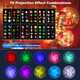 8-Pattern Christmas Projector Lights Outdoor 2-in-1, Holiday Projector Lights Outdoor 26 Effects (Projection Card + 3D Ocean Wave) with Timer, Christmas Decorations Lighting for Outside Party Decor