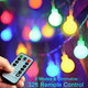 Battery Operated USB 2 in 1 String Lights - 40ft 100 LED Globe String Lights with Timer& Memory Function & 8 Modes String Lights for Christmas Patio Party Indoor Outdoor Bedroom,Multicolor Battery Operated USB 2 in 1 String Lights - 40ft 100 LED Globe String Lights with Timer& Memory Function & 8 Modes String Lights for Christmas Patio Party Indoor Outdoor Bedroom,Multicolor