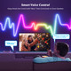 RGB+IC Neon Rope Lights, 16.4ft WiFi Gradient LED Strip Lights with Remote, Music Sync, Waterproof Flexible Smart Led Lights for Bedroom, Works with Alexa, Indoor Outdoor Christmas Decor