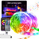 200FT Led Lights for Bedroom, Color Changing RGB Led Strip Lights Indoor, Remote and App Control Led Light Strip Music Sync , DIY Fancy Led lights for Room Home Decor Ambient Lighting (2100FT)