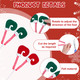 2Pairs Christmas Elf Legs Picks, 10 Inch Christmas Tree Ornaments, Elf Feet with Fixed Wire Striped Plush Stuffed Legs Tree Decorations for Christmas Tree Party Xmas Holiday Decor