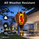 Cardinal Hot Air Balloon Solar Lantern with Flame, Hanging Outdoor Lantern Waterproof Solar Light for Patio, Porch, Xmas Holiday Party Decor