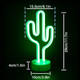 Cactus Neon Sign - Room Decor Neon Lights LED Sign. Home Decor Neon Table Lamp, USB Battery Dual use. Suitable for Girls Room/Bedroom/Living Room/Party, Birthday
