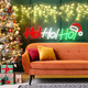 Hoho Christmas Neon Sign Large LED Light Christmas Signs Merry Christmas Neon Light Merry Christmas Light up Sign for Window Hoho Neon Christmas Decorations for Christmas Party Bedroom