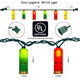Multicolor Shotgun Shell String Lights Plug in, 8.5Ft Outdoor Christmas Decorations Lights with 10 LED 3D Bullets Lights, Hanging Novelty Bullets Shell Lights for Outdoor Patio Garden Backyard Party