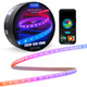 Govee RGBIC LED Strip Lights M1 with Matter, 6.56ft WiFi LED Lights for Bedroom, Party, Cabinet, TV and Gaming Desk, Smart LED Lights Work with Alexa and Google Assistant, Christmas Decor