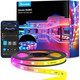 Govee Outdoor LED Strip Lights, 32.8ft Smart LED Outdoor Lights, Bluetooth App Control, IP65 Waterproof LED Lights, RGBIC Color Changing Outdoor Lights for Christmas Decorations, Party and Patio Govee Outdoor LED Strip Lights, 32.8ft Smart LED Outdoor Lights, Bluetooth App Control, IP65 Waterproof LED Lights, RGBIC Color Changing Outdoor Lights for Christmas Decorations, Party and Patio