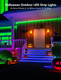 Govee Outdoor LED Strip Lights, 32.8ft Smart LED Outdoor Lights, Bluetooth App Control, IP65 Waterproof LED Lights, RGBIC Color Changing Outdoor Lights for Christmas Decorations, Party and Patio Govee Outdoor LED Strip Lights, 32.8ft Smart LED Outdoor Lights, Bluetooth App Control, IP65 Waterproof LED Lights, RGBIC Color Changing Outdoor Lights for Christmas Decorations, Party and Patio