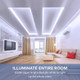 Govee White LED Strip Lights, d 16.4ft Dimmable LED Light Strip 6500K Bright Daylight White, Strong Adhesive, 300 LEDs Flexible Tape Lights for Mirror, Kitchen Cabinet, Bedroom, Christmas Decor Govee White LED Strip Lights, d 16.4ft Dimmable LED Light Strip 6500K Bright Daylight White, Strong Adhesive, 300 LEDs Flexible Tape Lights for Mirror, Kitchen Cabinet, Bedroom, Christmas Decor