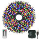 Christmas Lights 105ft 300LED Battery String Lights with USB or Battery Powered Waterproof for Indoor Outdoor Holiday Party Wedding Christmas Decoration