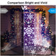 Christmas Projector Lights Outdoor, Waterproof Christmas Light Projector Outdoor, LED Rotating Snowflake Projector Lights Outdoor Snowfall Landscape Spotlight for Christmas Decoration