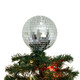 6" Disco Ball Christmas Tree Topper - Havenstone Home - Christmas Tree Topper, Christmas Decorations, Disco Decor, Christmas Decor