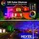 LED Flood Light Outdoor, 40W RGB Color Changing 4000 Lumens FloodLight, DIY Strobe Mode, 120 Colors Uplight, Timing, RGBW 2700K Warm White, IP66 Waterproof Spotlight (2 Pack)