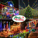 Hezbjiti Christmas String Lights Outdoor, 1000 LED 394ft 8 Lighting Modes Christmas Fairy Lights with Remote and Timer for Home, Birthday, Wedding, Party, Tree Decorations (1000 LED, Multicolor)