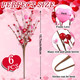 6 Pack Valentine’s Day Picks Artificial Berry Flower Stems Picks with Hearts for Valentines Day Decor and s Wedding Anniversary Decorations(16inch Pink + Red) 6 Pack Valentine’s Day Picks Artificial Berry Flower Stems Picks with Hearts for Valentines Day Decor and s Wedding Anniversary Decorations(16inch Pink + Red)