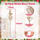 HOHOTIME 36Pcs Christmas Glitter Berries Stems, 9.5 Inch Artificial Christmas Tree Picks for Christmas Tree Decorations Ornaments DIY Crafts Vases Holiday Wedding Home Xmas Decor(Champagne) HOHOTIME 36Pcs Christmas Glitter Berries Stems, 9.5 Inch Artificial Christmas Tree Picks for Christmas Tree Decorations Ornaments DIY Crafts Vases Holiday Wedding Home Xmas Decor(Champagne)
