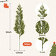 HOHOTIME 50 PCS Christmas Greenery Stems, Artificial Pine Stems Pick, Faux Cedar Branches for Vase, Fake Plants, Faux Pine Sprigs for Garland Wreath Tree Home DIY Xmas Decor HOHOTIME 50 PCS Christmas Greenery Stems, Artificial Pine Stems Pick, Faux Cedar Branches for Vase, Fake Plants, Faux Pine Sprigs for Garland Wreath Tree Home DIY Xmas Decor