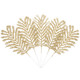 Holibanna Feather Picks Sequined Ostrich Feather Artificial Peacock Feather with Glitter Simulated Meranti Tail for Home Decoration Christmas Tree Garden Decor