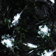 Holiday Essence Snowflake Christmas Lights, 50 Cool White LED 8 Modes 25 Ft Indoor Outdoor Snowflakes String Lights Set Battery Operated